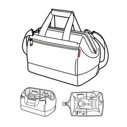 Сумка allrounder l pocket glencheck red