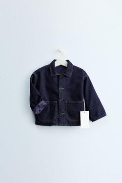 ZARA TIMELESS — ДВУСТОРОННЯЯ ДЖИНСОВАЯ КУРТКА, ИНДИГО