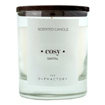 Свеча ароматическая the olphactory, cosy black, Сандал 40 ч