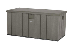 Сундук пластиковый WoodLook, 570 л, серый