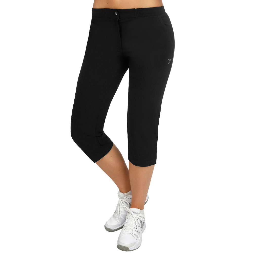 Женские теннисные брюки Limited Sports Performance Classic Stretch Tight Women - Black, White