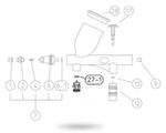 Уплотнение дополнительного воздушного регулятора Micro Air Control (MAC), О-образная (AH/BH/CH/CM-CP