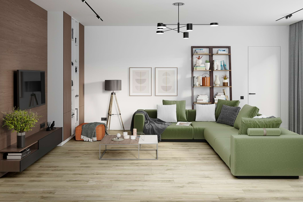 Кварц-винил SPC Damy Floor Family SPC 0,75мм 4,2 мм ДУБ БЕЛЫЙ 2.635 м2