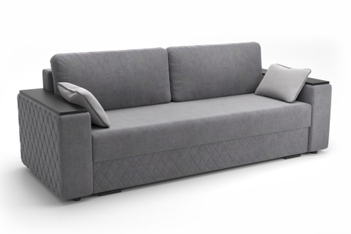 Диван-кровать ФОРВАРД ULTRA GREY серый, 5 пакетов 2380х890х1020 Диваны Софт