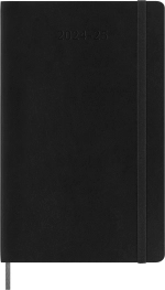 Ежедневник на 2025-2026 гг Moleskine Academic Soft (DSB18DC3) 13х21см, 400 стр. мягкая обложка черный