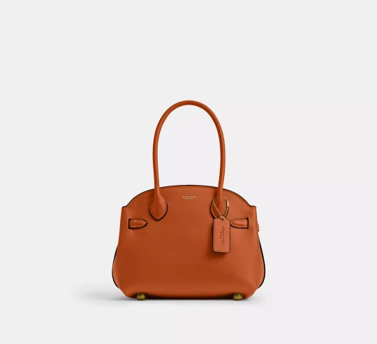 COACH СУМКА SOFT EMPIRE 21, ОРАНЖЕВЫЙ