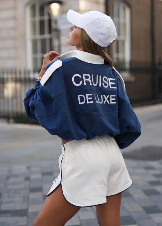 Бомбер «Cruise de Luxe» синий