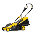 Газонокосилка эл. CHAMPION EM4118 (1,8 кВт пласт.+ткань травосб. 50л ширина 420мм 25-75мм, 13кг)