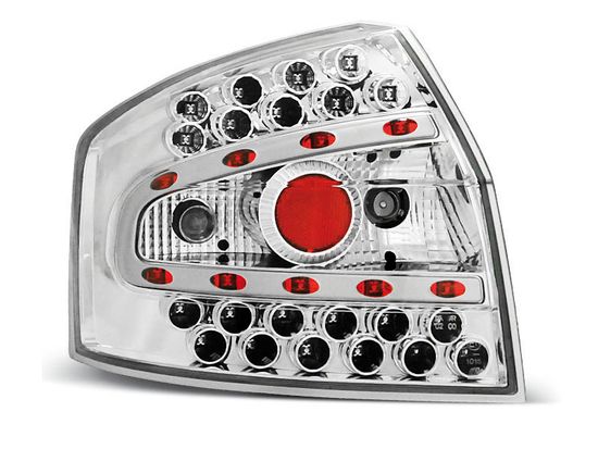 Задние фонари chrome led для Audi A4 B6