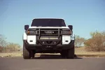 Силовой передний бампер со светодиодами на Toyota Land Cruiser Prado 250 LC250 крузер крузак защитный обвес дополнительный свет
