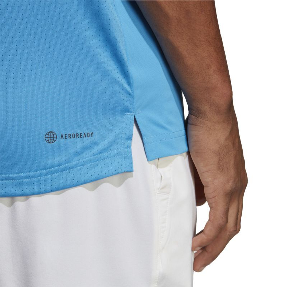 Мужская теннисная футболка Adidas Club Tennis Tee - небесный