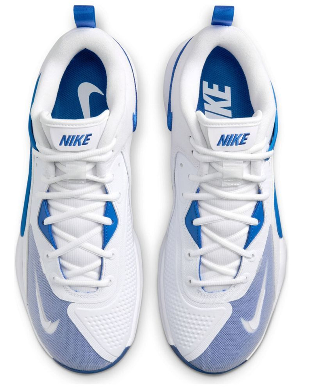 Мужские кроссовки для бадминтона/сквоша Nike Zoom Hyperset 2 - white/white/game royal