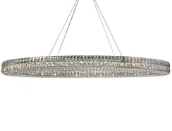 Подвесной светильник 8550 8550/160 C oval chrome Newport