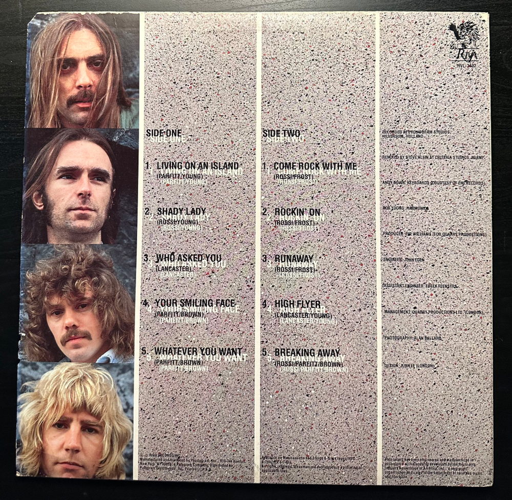 Status Quo - Now Hear This (США 1980г.)