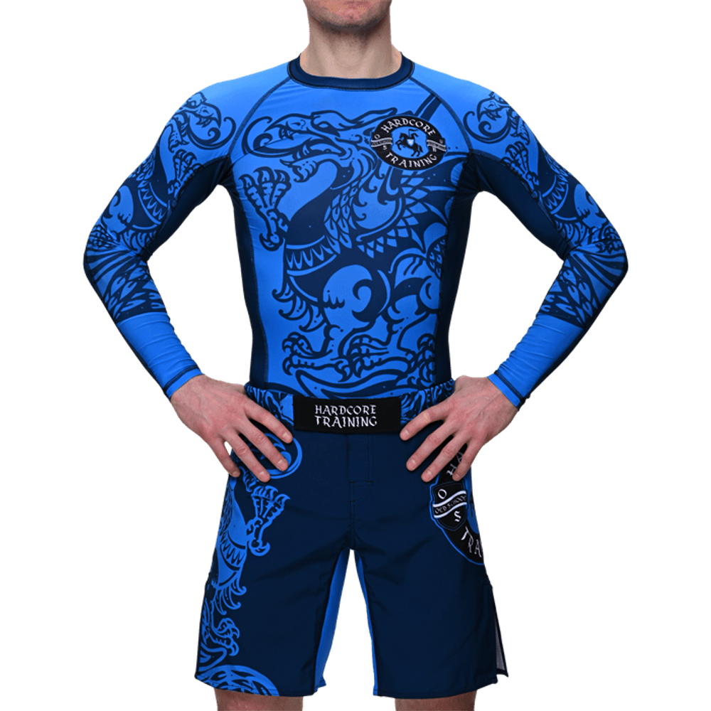 Рашгард Hardcore Training Heraldry Blue LS