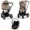 Детская коляска Cybex Priam IV 3 в 1 Cozy Beige шасси Matt Black