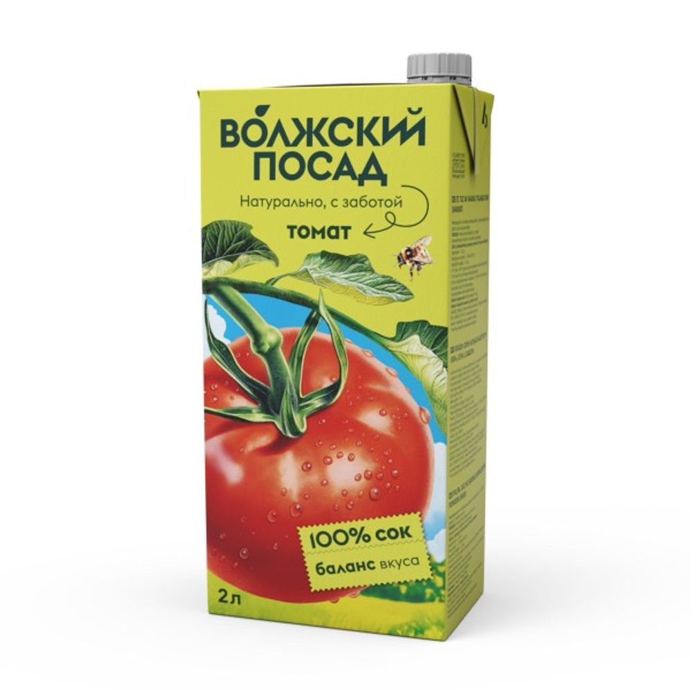 Сок томатный востановленный Волжский посад 2 л
