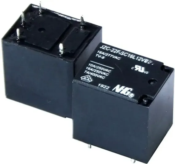 Реле электромагнитное JZC-22F-3-S-C-16L-DC12V 12VDC