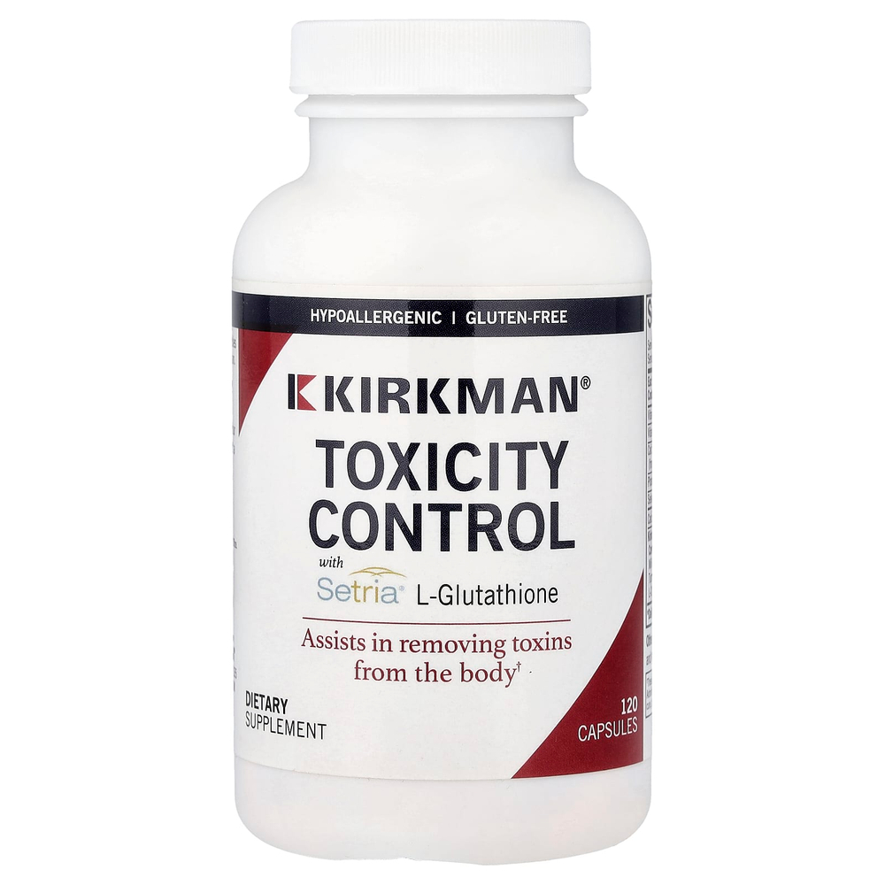 Kirkman Labs, контроль токсичности с L-глутатионом Setria®, 120 капсул
