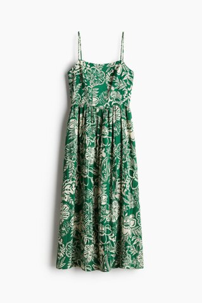 Платье миди на бретелях - H&M