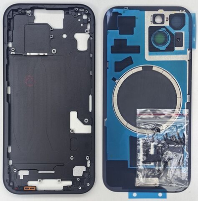 Корпус iPhone 15 Black/ Черный ориг