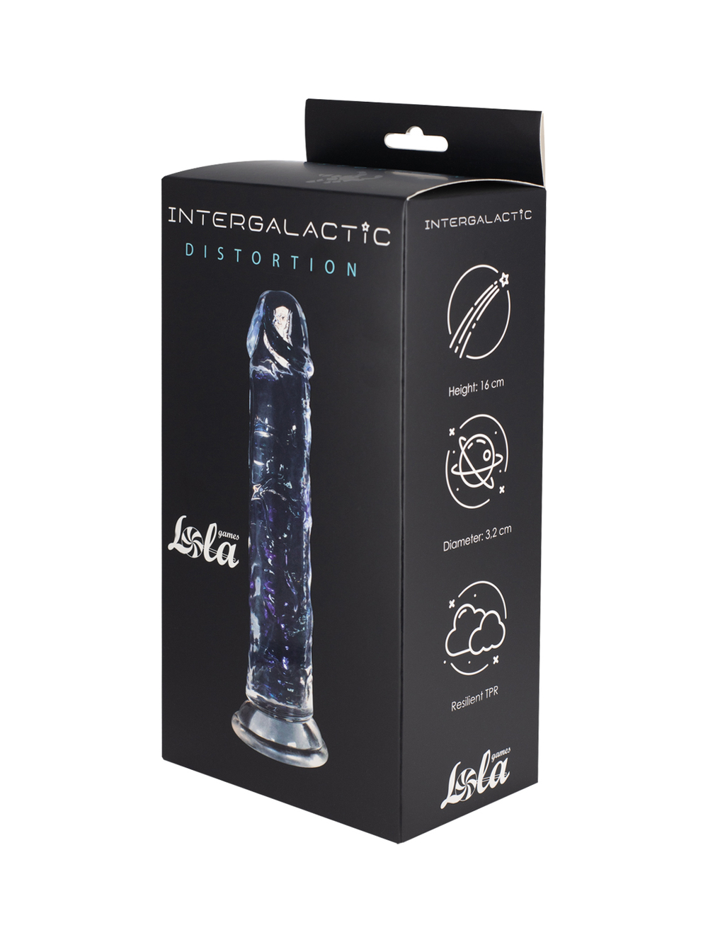Прозрачный дилдо Intergalactic Distortion 7080-02lola