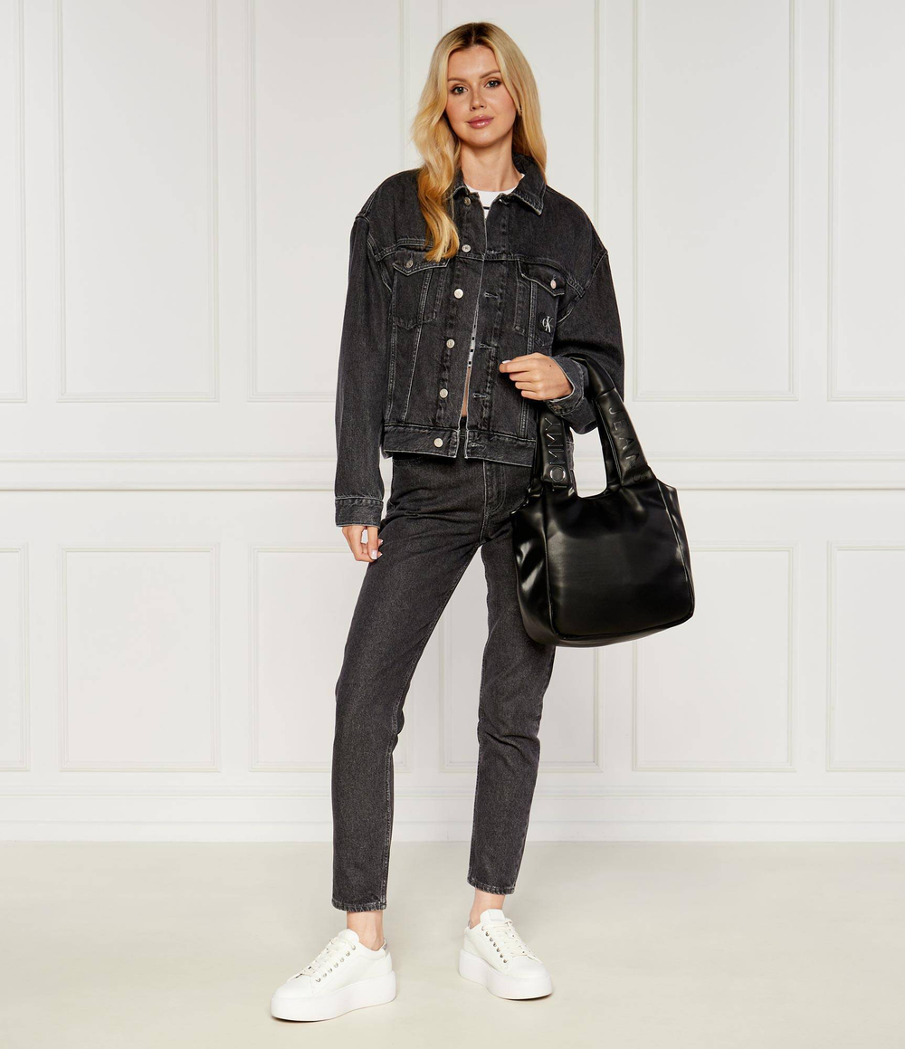 Джинсовая куртка BOXY CALVIN KLEIN JEANS - черный(J20J223711)