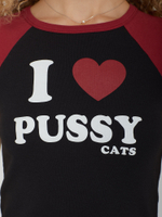 Женская Футболка Pussycats Raglan Baby