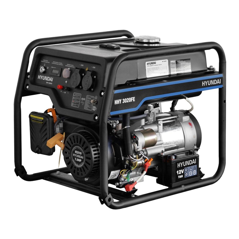 Бензиновый генератор Hyundai HHY 3020FE - [2.8 кВт / 220V] эл. старт