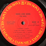 The Who ‎– Odds & Sods (Япония 1978г.)