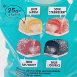 Жевательный мармелад Fazer Tutti Frutti Sour Splash Mix 230 г (Из Финляндии)