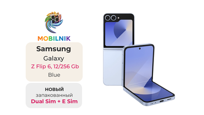 Samsung Galaxy Z Flip 6 12/256GB Blue