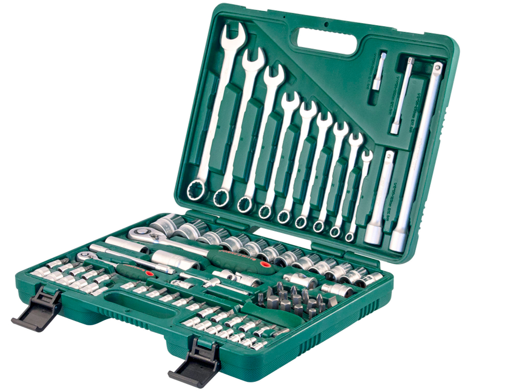 S04H52482S Набор инструмента универсальный 1/4", 1/2"DR, 82 предмета