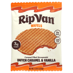 Rip Van Wafels, строопвафель с карамельной начинкой, голландская карамель и ваниль, 4 упаковки по 33 г (1,16 унции)