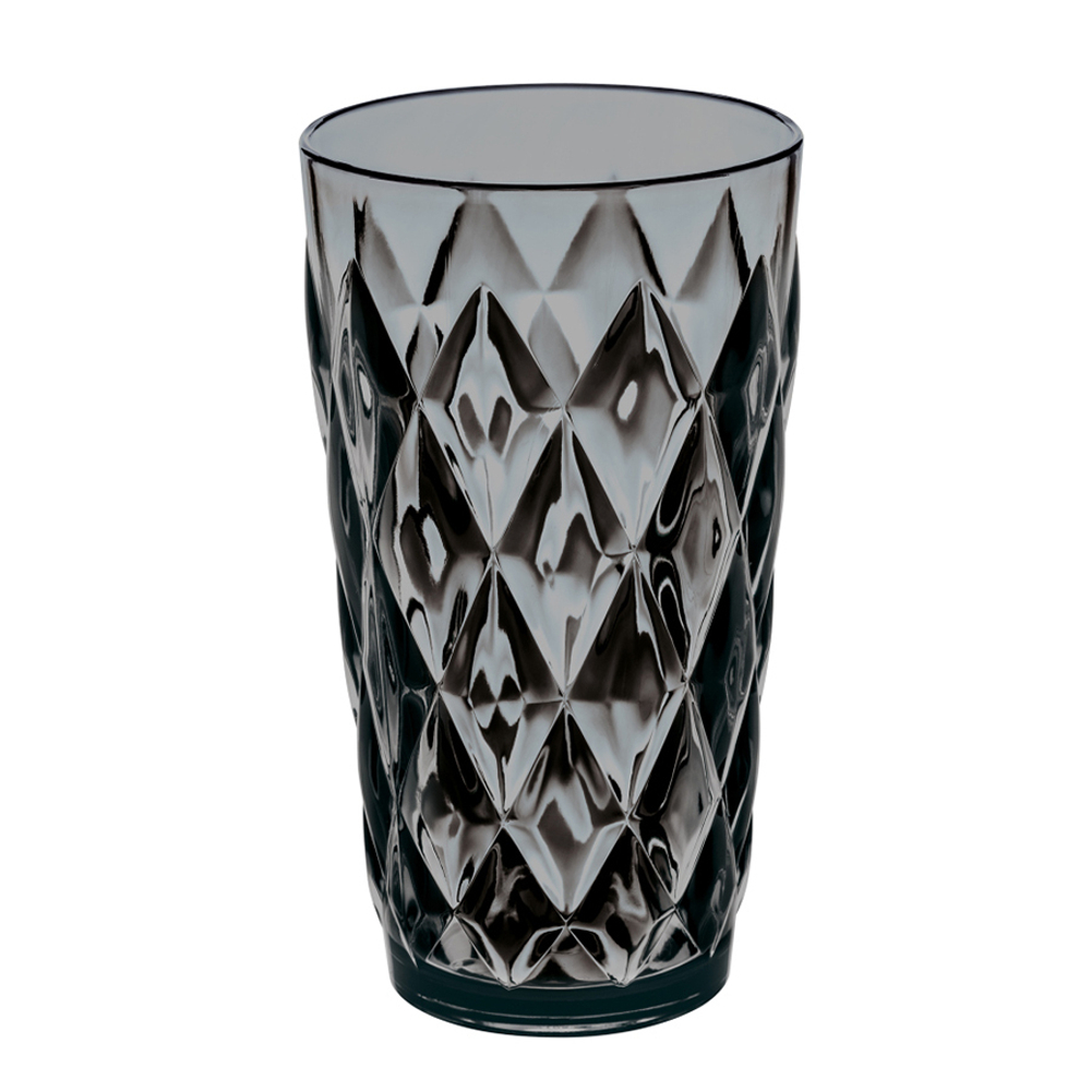 Стакан crystal, 450 мл, акрил, серый