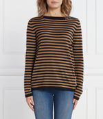 Хлопковый свитер Max Mara Leisure - коричневый(336605366)