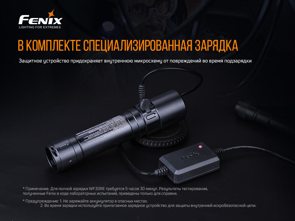 Фонарь Fenix WF30RE