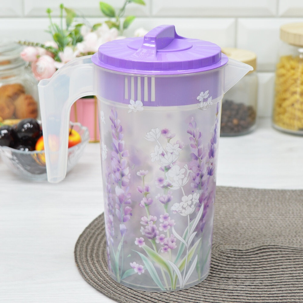 Кувшин 1,2л с крышкой "Lavender"