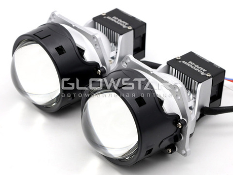 Билед модули Aozoom Gen5 Laser (AAPD-05) 5 поколение, 3.0 дюйма, 2 чипа + Лазер, 5500K, 12V, 50W/56W, крепление 3R (Комплект, 2шт)