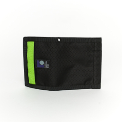 Кошелек Wallet черный/салатовый