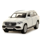 Модель ин. мет. "Mercedes-Benz Maybach GLS" 12см, дв,баг, белый, коробка MAYBCHGLS-12-WH (Технопарк)