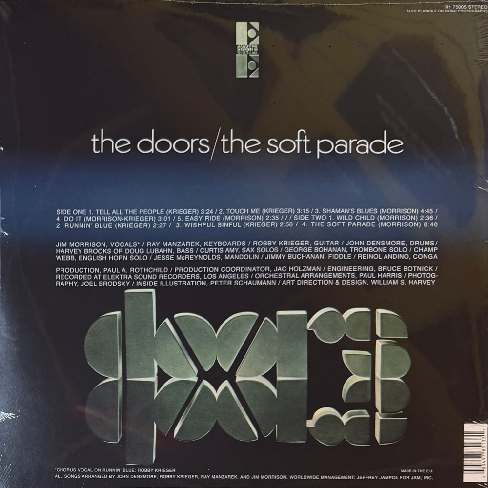 The Doors ‎– The Soft Parade (Европа 2020г.)