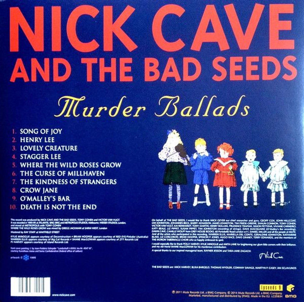 Nick Cave & The Bad Seeds — Murder Ballads (LP)