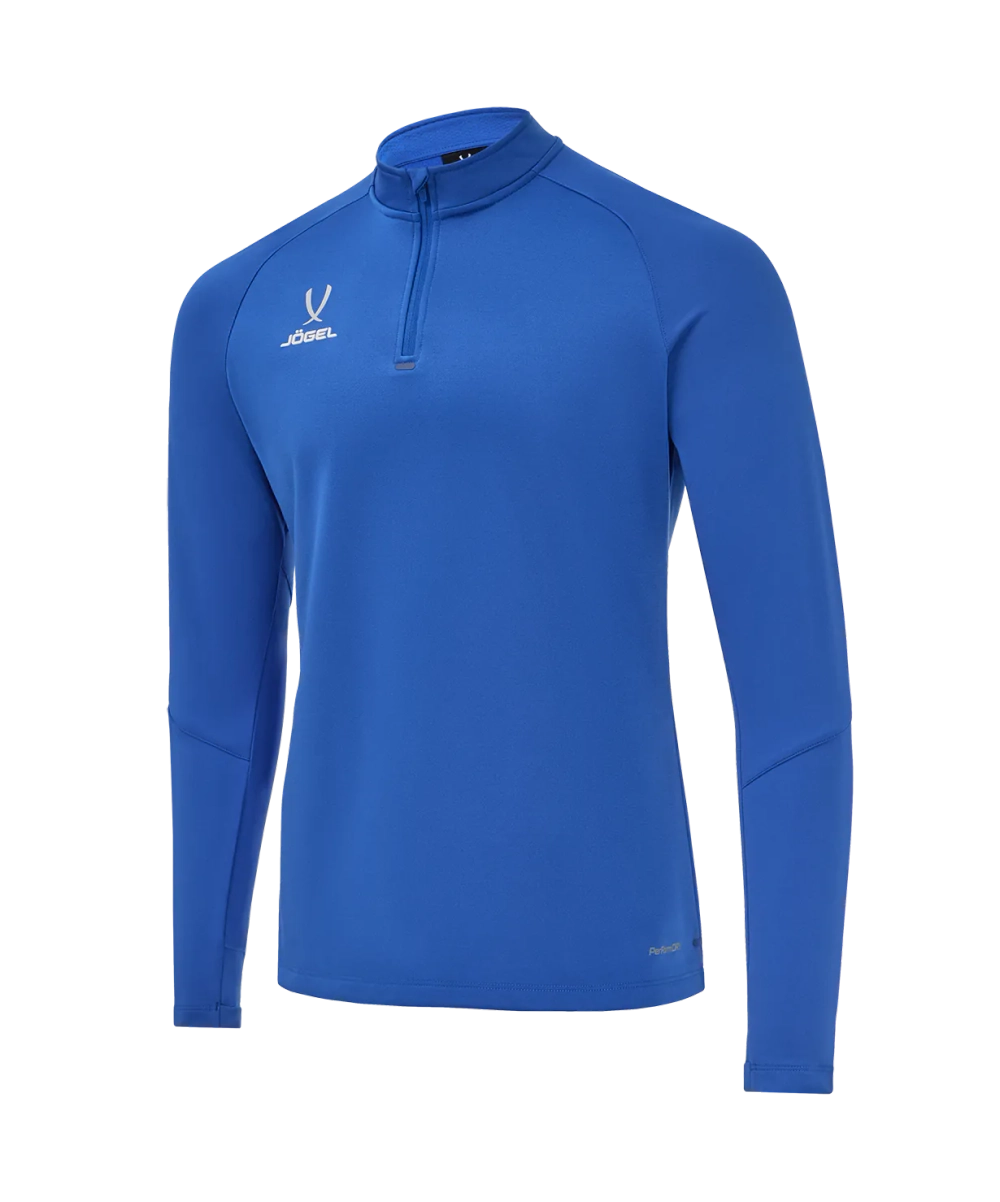 Джемпер тренировочный JÖGEL PREMIER PerFormDRY Training 1/4 Zip Fleece Top, синий