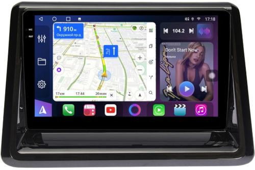 Магнитола для Toyota Noah R80, Voxy, Esqire 2014-2021 - FarCar S500-TS10 монитор 9.5" QLED на Android 14, Быстрая, CarPlay, 4G SIM-слот