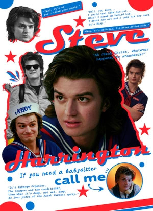 Постер «Stranger Things: Better Call Steve»