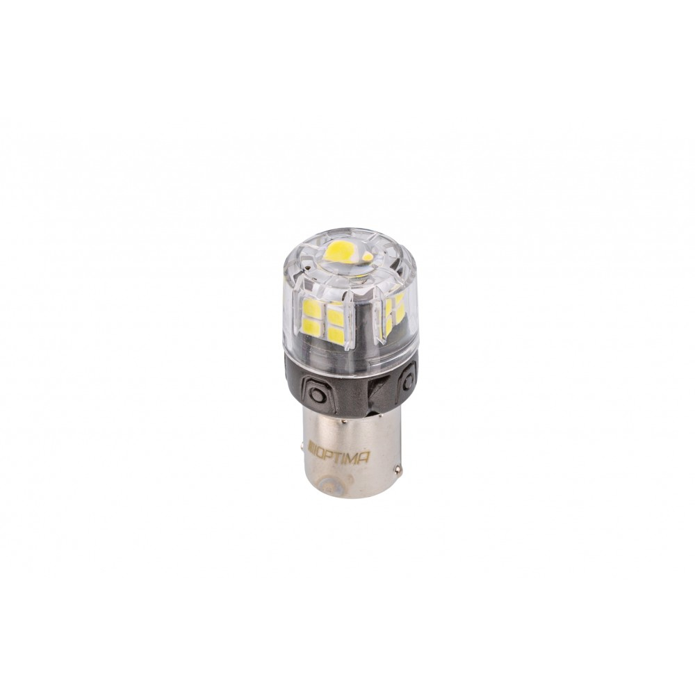 Optima Premium (P21W) 1156 LED Оникс WHITE 5500K 650Lm 12V (2шт.)