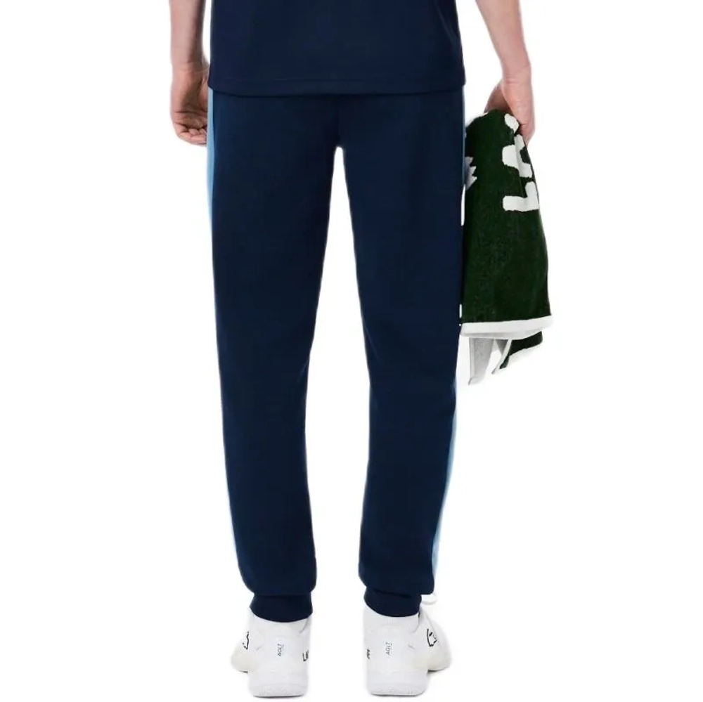 Мужские теннисные штаны Lacoste Sport - navy blue/blue