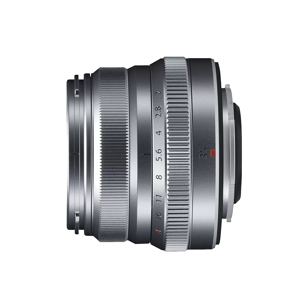 Объектив Fujifilm XF 35mm f/2 R WR. Серебристый