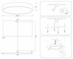 Накладной светильник Ambrella Light FV FV5541